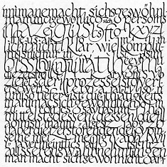 Kalligrafie, Antiqua-Variante
