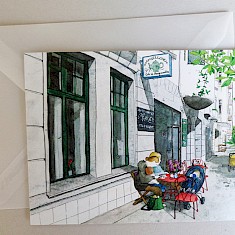 Postkarte, Café Mamsellchen