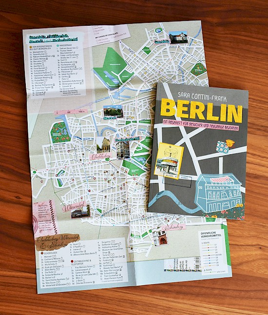 Berlin-Reiseheft mit Faltplan