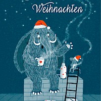 Weihnachtskarte, Mammut-Maus