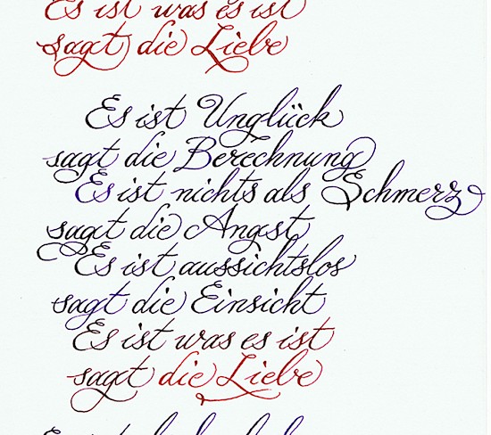 Liebesgedicht "Es ist was es ist" von Erich Fried