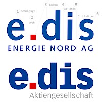 Redesign des Schriftzuges »E.DIS AG«