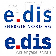 Redesign des Schriftzuges »E.DIS AG«