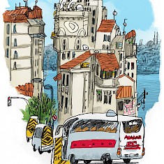 Bus am Bosporus
