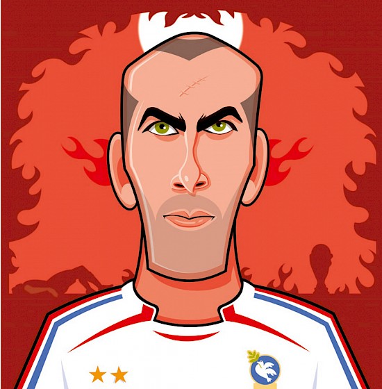 Portrait Zinedine Zidane