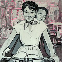 Audrey fährt Rad