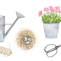 Sachillustration zu Gartenarbeit