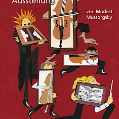 Mussorgsky, Bilder einer Ausstellung, Cover für eine Notenausgabe