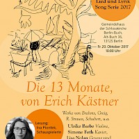 Plakat "Die 13 Monate von Erich Kästner"