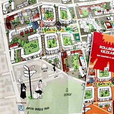 Illustrierter Stadtplan Kiez
