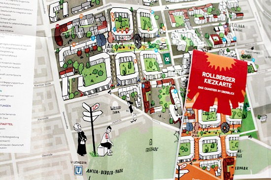 Illustrierter Stadtplan Kiez