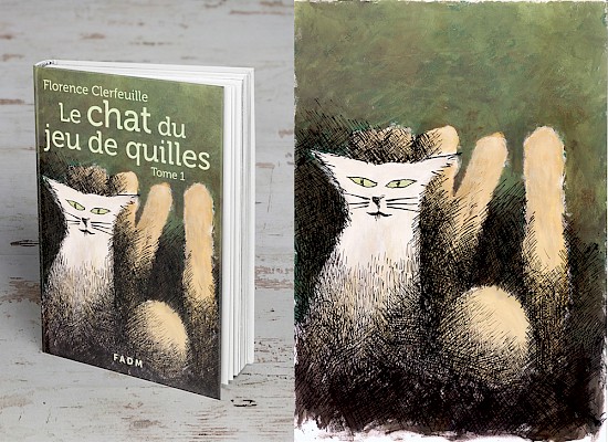 Florence Clairfeuille - Le chat du jeu de quilles (Buchcover)