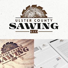Ulster County Sawing (Logo + Geschäftsausstattung)