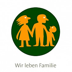 Button »Wir leben Familie«