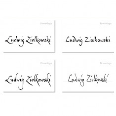 Kalligrafische Tischkarten