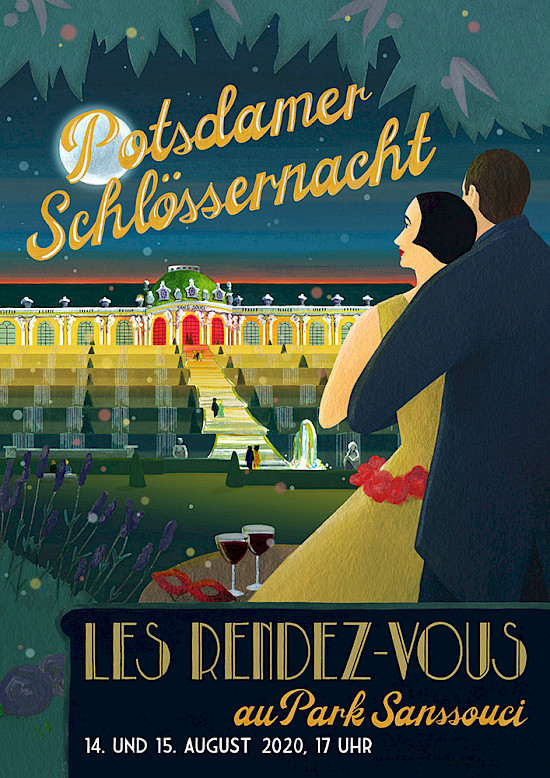 Werbeplakat "Potsdamer Schlössernacht" 2021