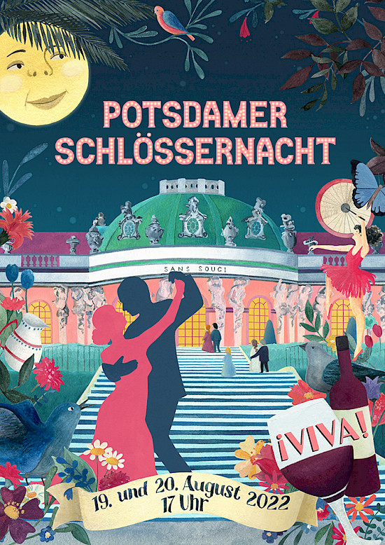 Werbeplakat "Potsdamer Schlössernacht" 2022