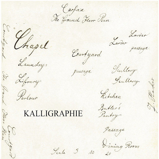 Kalligraphie-Arbeitsprobe